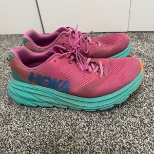 Hoka One One Rincon 3 Women's Running Shoes Size 8B Pink Athletic Comfy Walking